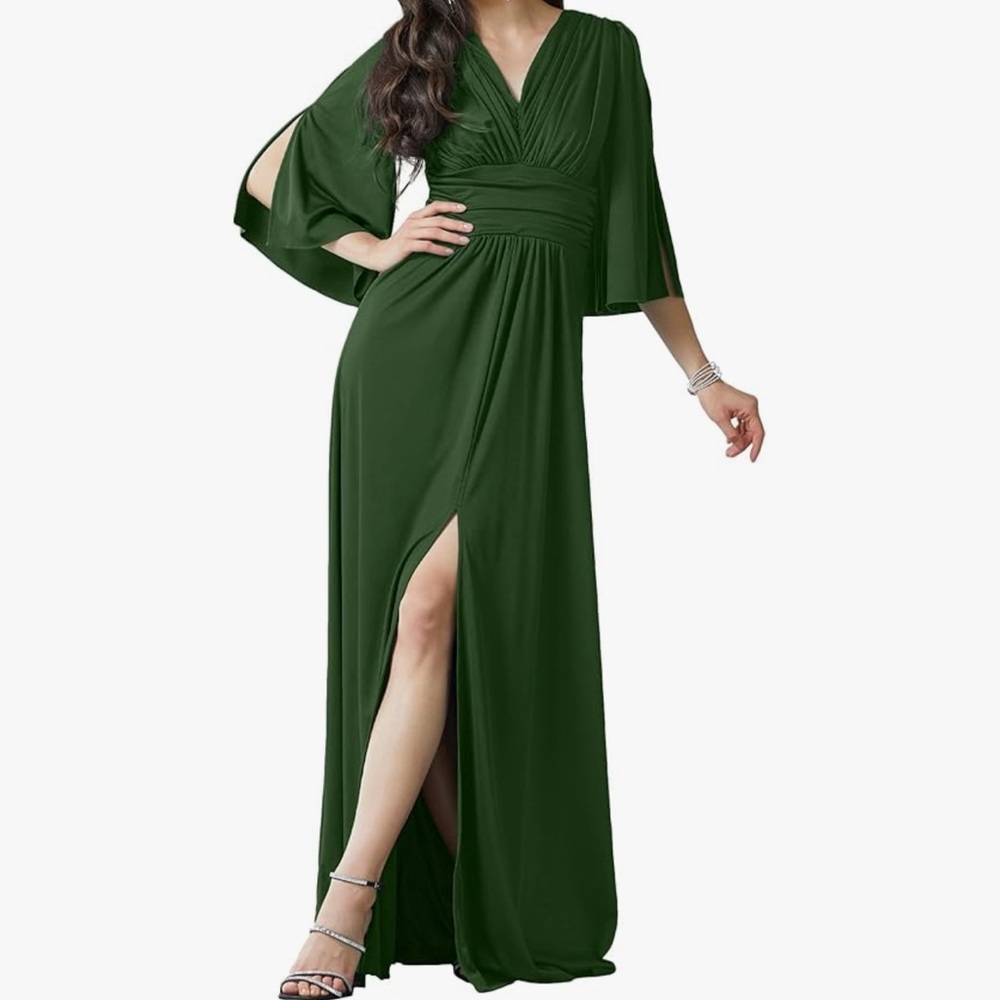 Elegant Green Evening Gown